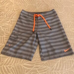 Boy’s Nike Striped Board Shorts Size 12